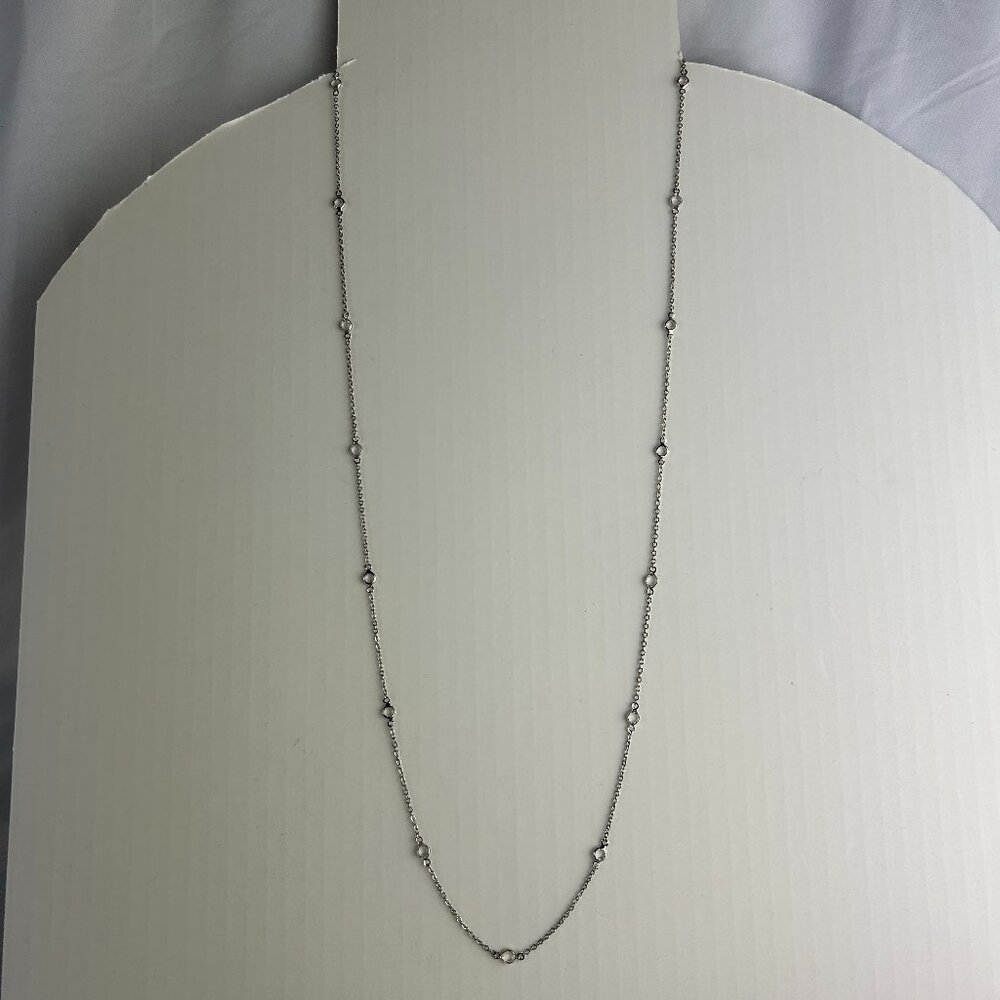 NORDSTROM RACK Endless Cubic Zirconia stationery Necklaces NWOT